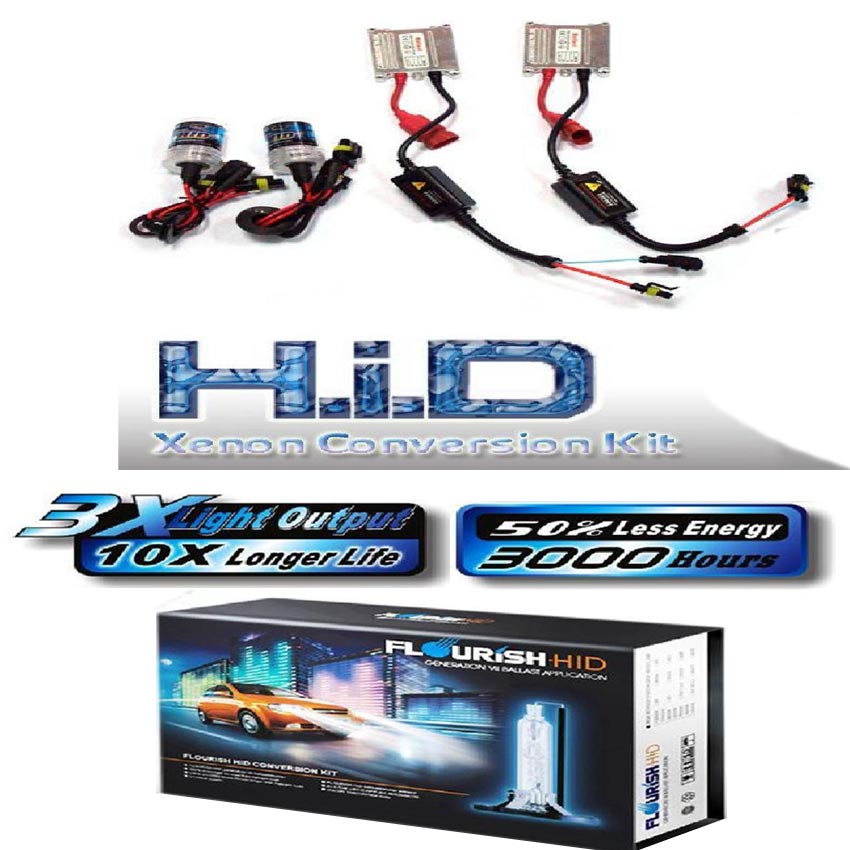 HID Slim Ballast Driving Lights Kits 35W 6000K